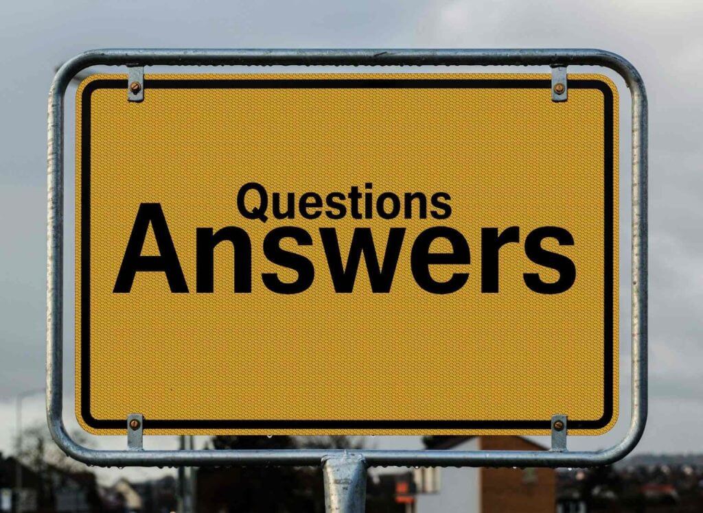 Question and answer sign 