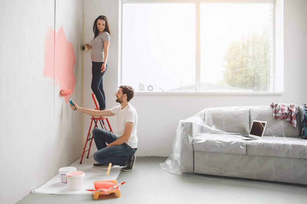 Do painting and remodeling before you set everything into its place. It will be so much easier. 