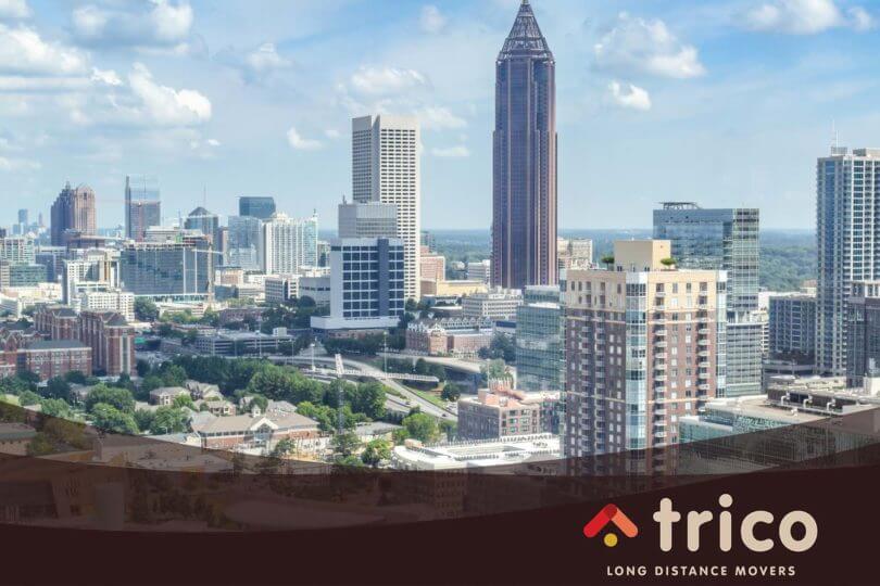 aerial view of Atlanta