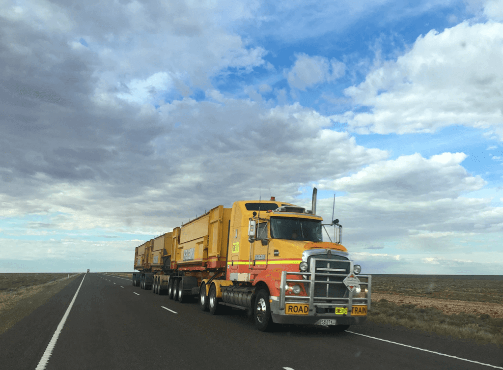 truck on the open road