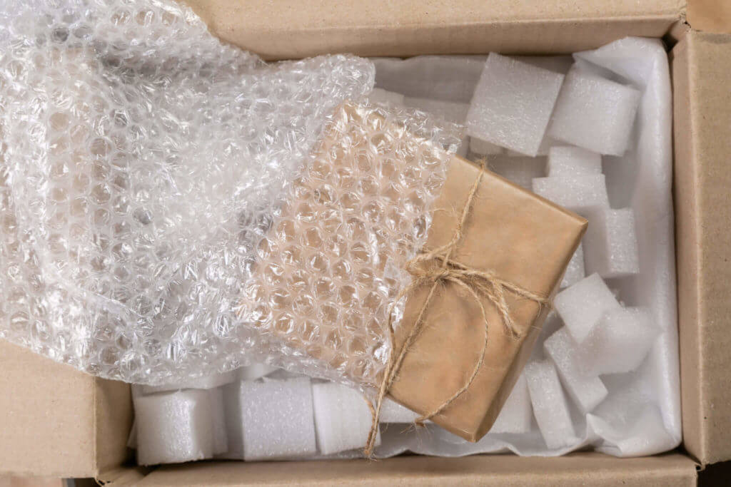 Cushioning supplies in a package